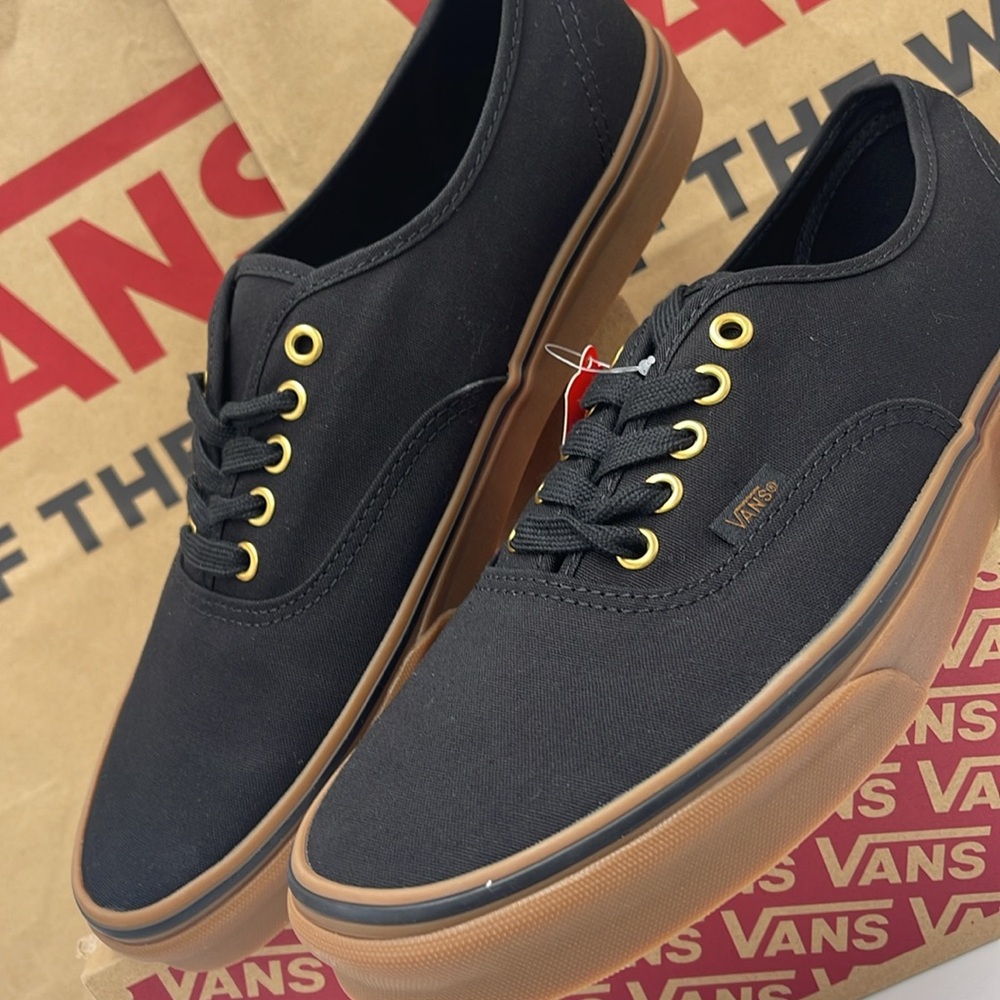 Vans Men's Black Canvas Sneakers Authentic
Black/Rubber
VN000TSVBXH - Picture 7 of 16